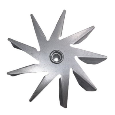 114 mm Durchmesser Kaminventilator 9 Klingen Verzinkte Blech für Pellet-Ofen