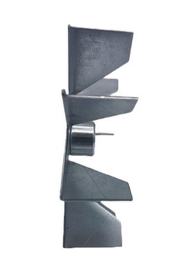 114 mm Durchmesser Kaminventilator 9 Klingen Verzinkte Blech für Pellet-Ofen